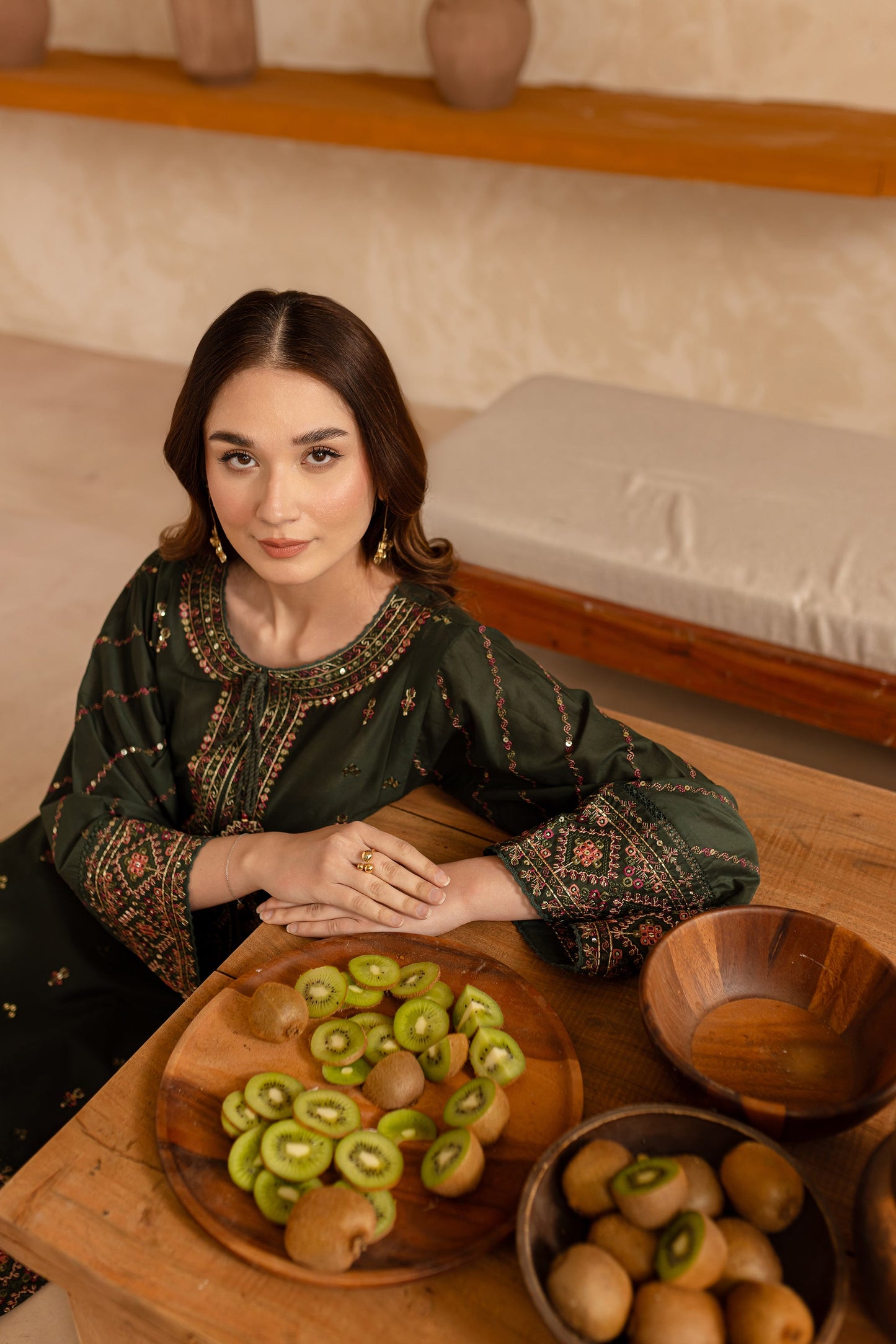 BATIK-2PC LAWN EMBROIDERED SHIRT WITH LAWN EMBROIDERED TROUSER-BIC-3479