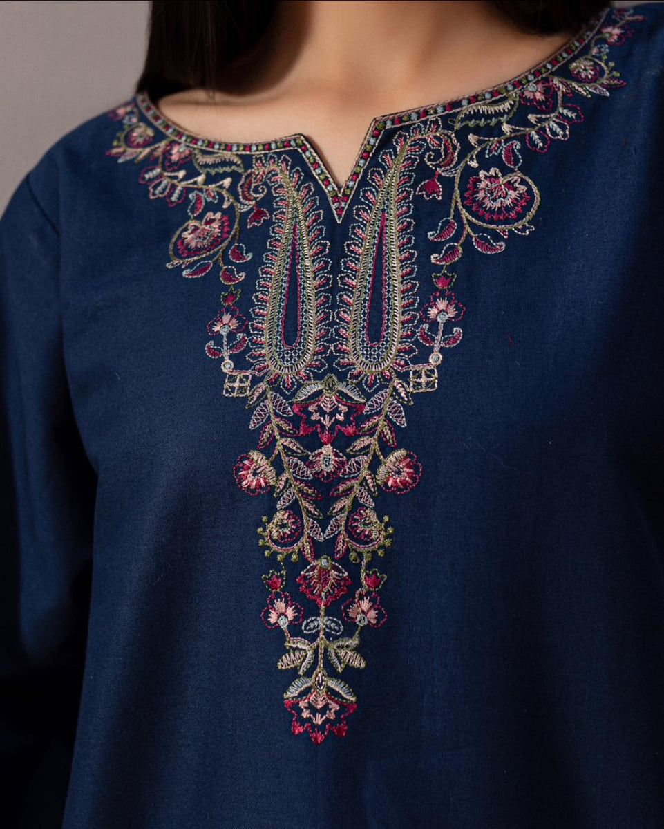 BATIK - 2PC LAWN EMBROIDERED SHIRT AND EMBROIDERED TROUSER -BIC-3484