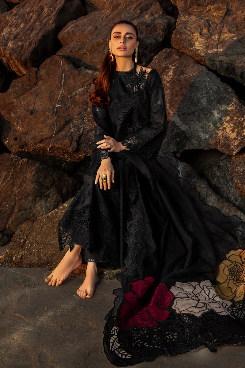 RANG RASIYA-3PC LAWN EMBROIDERED SHIRT WITH ORGANZA EMBROIDERED DUAPATTA AND TROUSER-BIC-3718