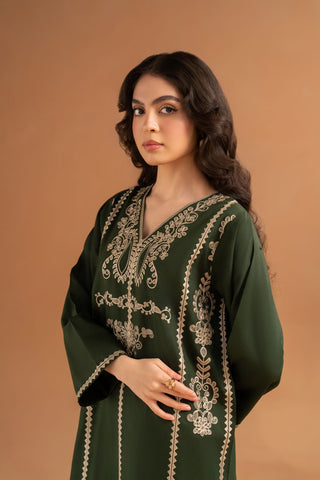 LAZULI-2PC LAWN EMBROIDRED SHIRT WITH LAWN EMBROIDRED TROUSR-BIC-3463