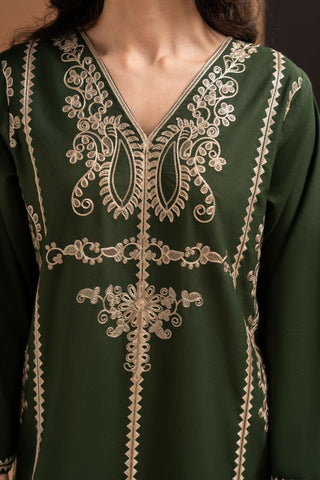 LAZULI-2PC LAWN EMBROIDRED SHIRT WITH LAWN EMBROIDRED TROUSR-BIC-3463