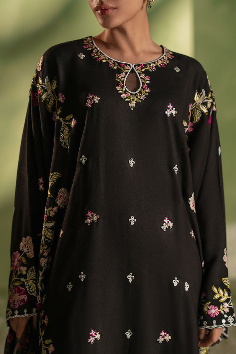 CROSS STITCH-3PC DHANAK EMBROIDERED SHIRT WITH COURTRAI PRINTED SHAWL AND TROUSER BIC-4276