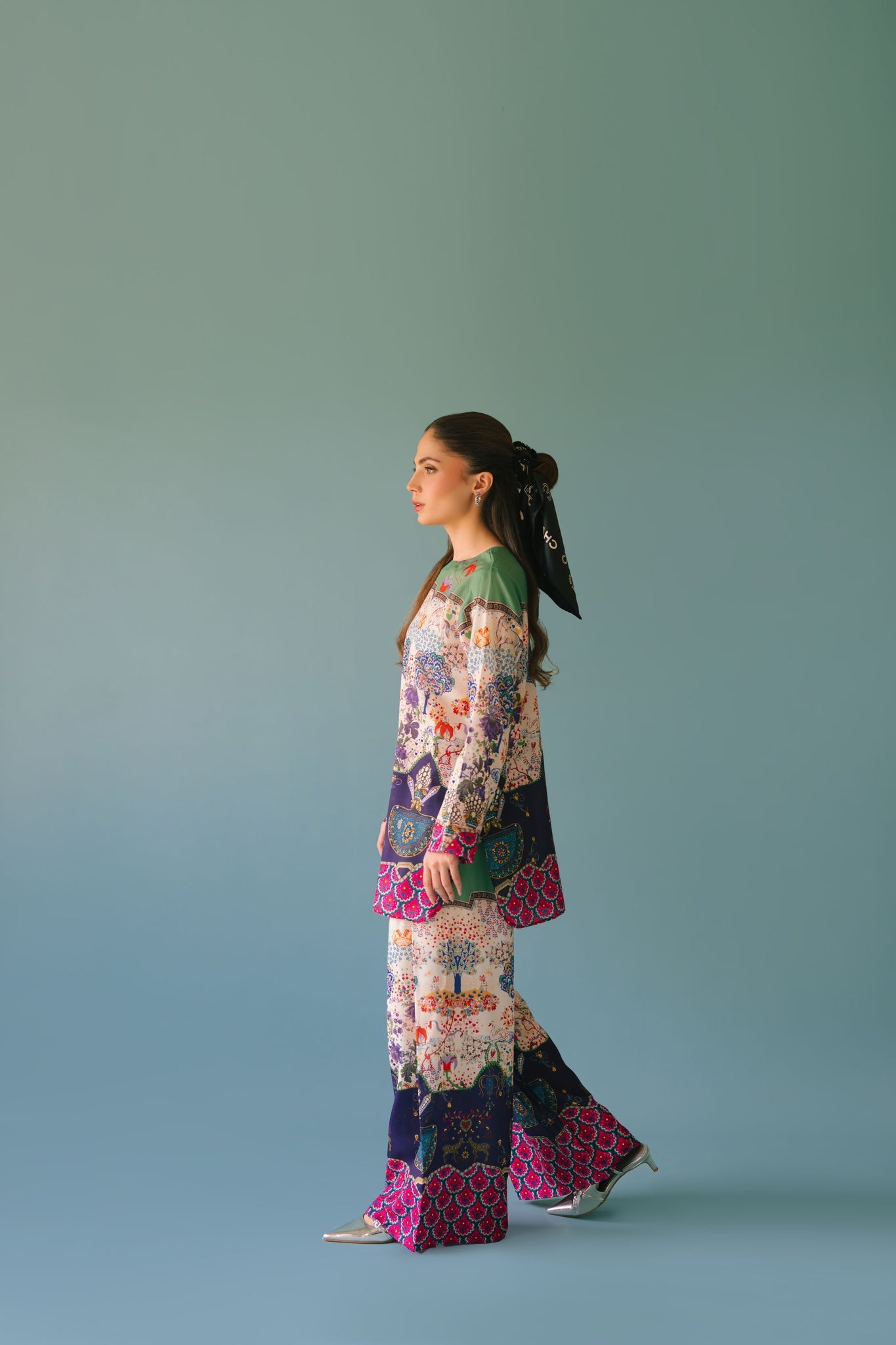 BRANDSINN-2PC SHAMOZE SILK PRINTED SHIRT & SHAMOZE SILK PRINTED TROUSER-BIC-2005