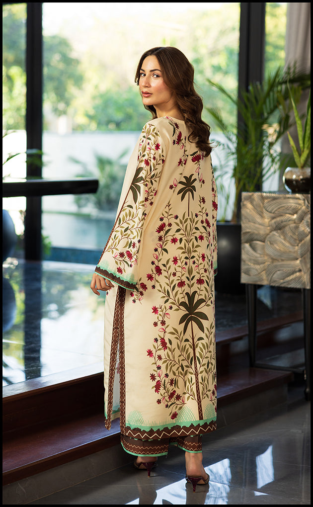 BRANDSINN-2PC SHAMOZE SILK PRINTED SHIRT & SHAMOZE SILK PRINTED TROUSER-BIC-2003