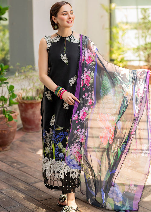 ASIFA NABEEL-3PC LAWN PRINT EMBROIDERED SHIRT WITH CHIFFON PRINT DUPATTA AND PRINT TROUSER-BIC-2515