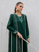 YARD-3PC LAWN EMBROIDERED SHIRT WITH KHAADI NET EMBROIDERED DUPATTA AND TROUSER-BIC-4827