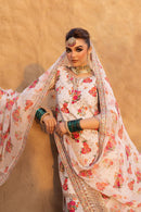 CHARIZMA-3PC SHAMOZE SILK PRINTED EMB SHIRT WITH SOFT SILK PRINTED EMB DUPATTA & EMB TROUSER BIC-