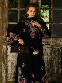 YARDS-3PC LAWN EMBROIDERED SHIRT WITH KHADDI NET EMBROIDERED DUPATTA AND TROUSER-BIC-4852