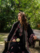 YARDS-3PC LAWN EMBROIDERED SHIRT WITH KHADDI NET EMBROIDERED DUPATTA AND TROUSER-BIC-4852