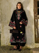 YARDS-3PC LAWN EMBROIDERED SHIRT WITH KHADDI NET EMBROIDERED DUPATTA AND TROUSER-BIC-4852