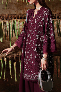 SAPPHIRE-3PC LAWN LASER WORK EMBROIDERED SHIRT WITH KHADDI NET EMBROIDERED DUPATTA AND TROUSER-BIC-4666