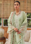 CRIMSON-3PC LAWN CHIKAANKARI EMBROIDERED SHIRT WITH CHIFOON PRINTED DUPATTA AND EMB TROUSER-BIC-4748