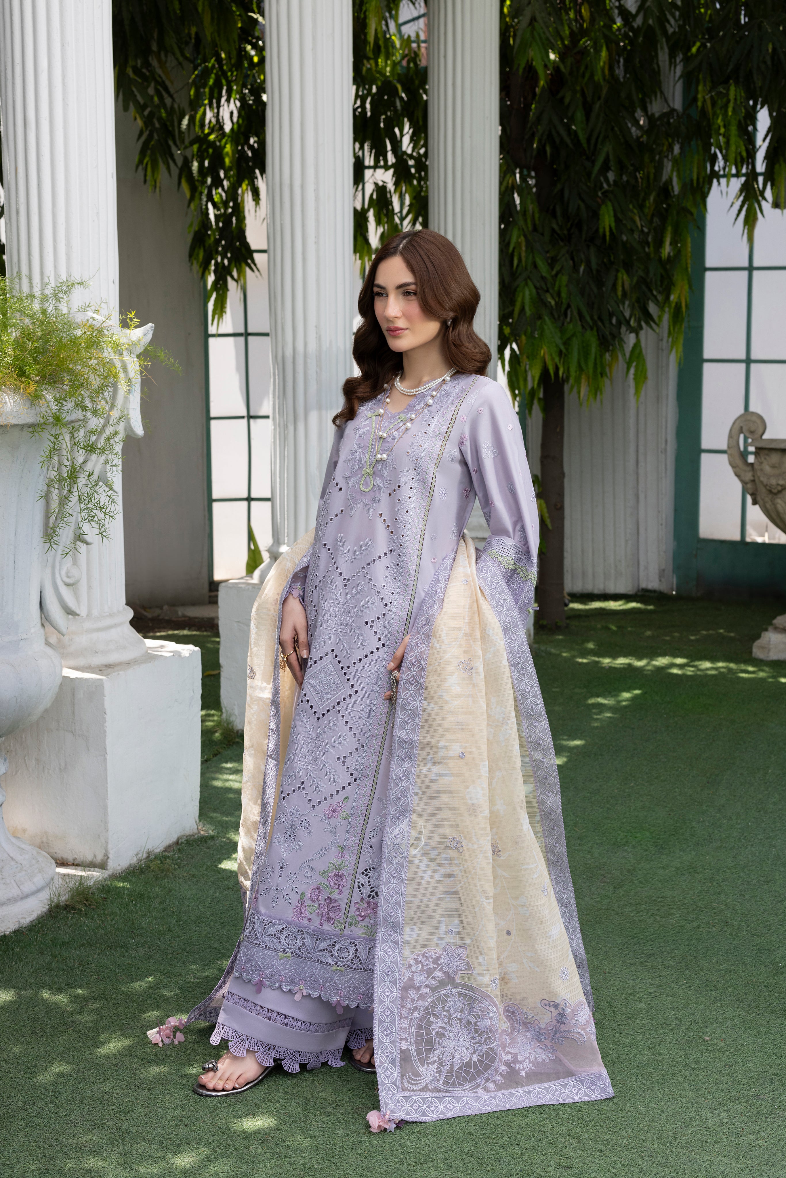 MEHMAL-LAVENDER-LAWN EMBROIDERED-MBN-04