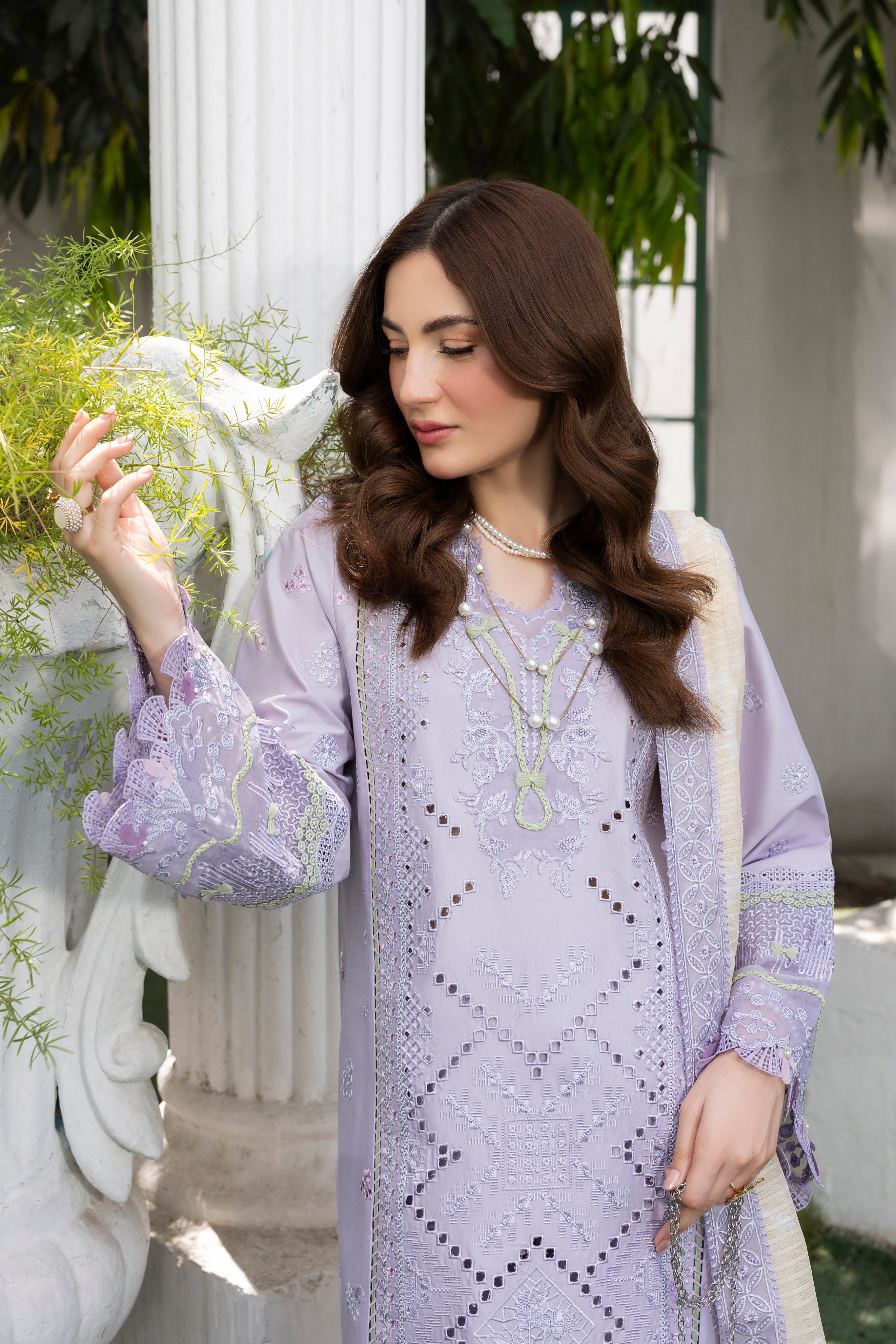 MEHMAL-LAVENDER-LAWN EMBROIDERED-MBN-04