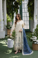 MEHMAL-SNOW DROP--LAWN EMBROIDERED-MBN-03