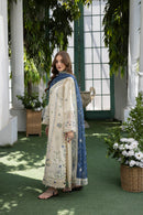 MEHMAL-SNOW DROP--LAWN EMBROIDERED-MBN-03