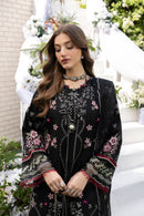 MEHMAL-MUSK BLACK-LAWN EMBROIDERED-MBN-10