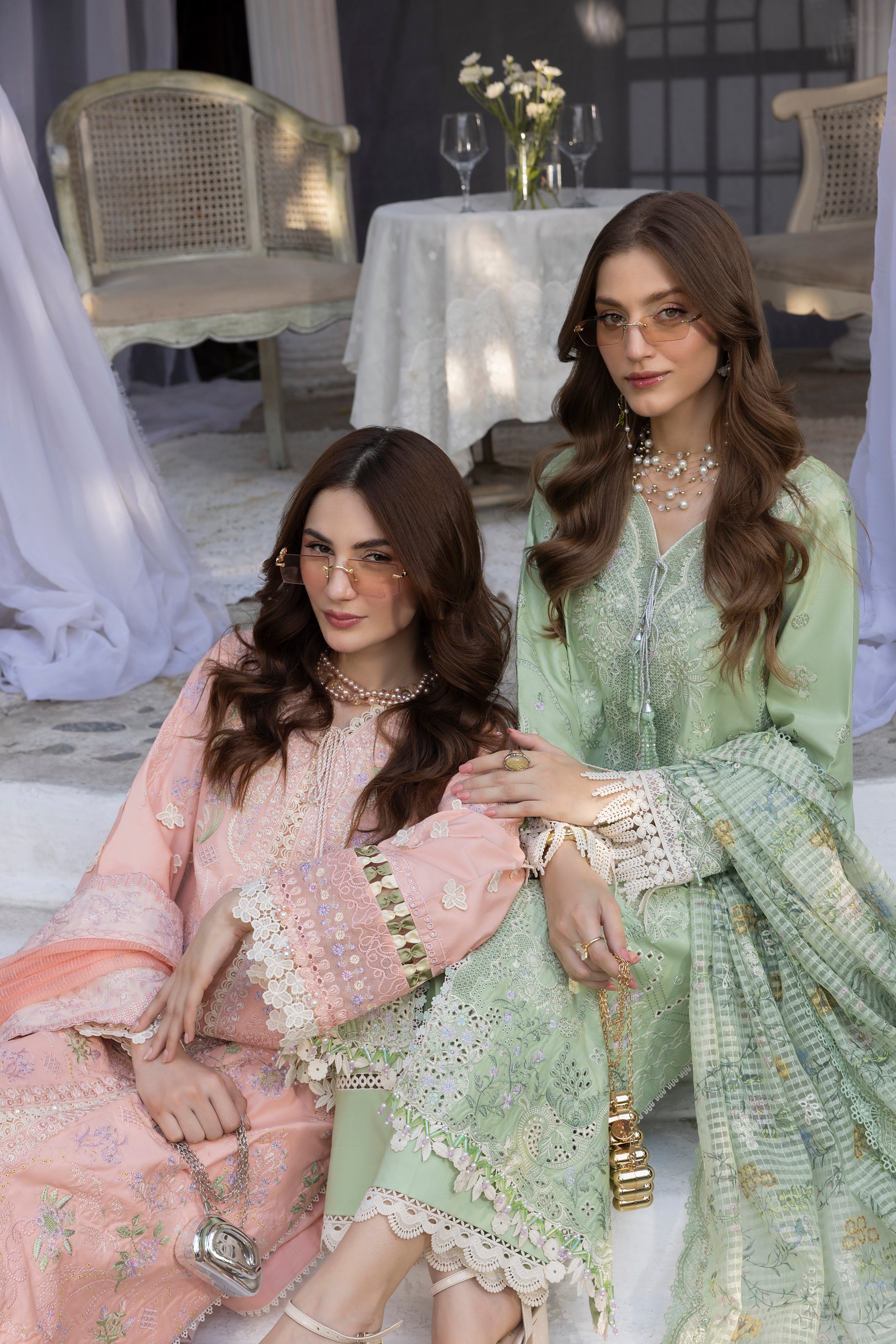 MEHAML-MINT BLISS-LAWN EMBROIDERED-MBN-06