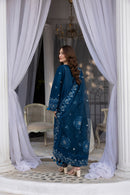 MEHMAL-DAISY-LAWN EMBROIDERED-MBN-08