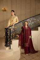 MEHMAL_DESERT GOLDRAW -RAW SILK HAND EMBELLISHED EMBROIDERED-D-100016