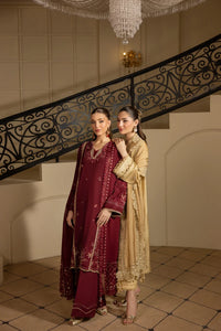 MEHMAL_DESERT GOLDRAW -RAW SILK HAND EMBELLISHED EMBROIDERED-D-100016