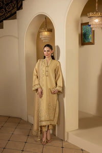 MEHMAL_DESERT GOLDRAW -RAW SILK HAND EMBELLISHED EMBROIDERED-D-100016