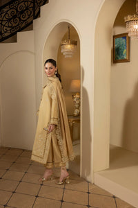 MEHMAL_DESERT GOLDRAW -RAW SILK HAND EMBELLISHED EMBROIDERED-D-100016