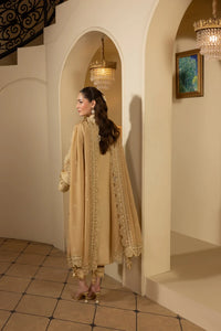 MEHMAL_DESERT GOLDRAW -RAW SILK HAND EMBELLISHED EMBROIDERED-D-100016