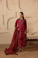 MEHMAL-MARIGOLD-LAWN EMBROIDERED-MBN-09