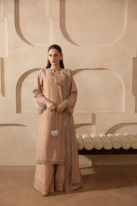 MEHMAL_DUSTY ROSE-RAW SILK HAND ENSEMBLE EMBROIDERED-ADR-100011