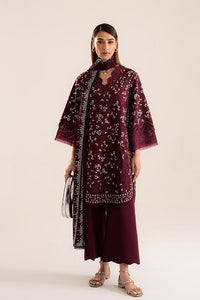 SAPPHIRE-3PC LAWN LASER WORK EMBROIDERED SHIRT WITH KHADDI NET EMBROIDERED DUPATTA AND TROUSER-BIC-4666