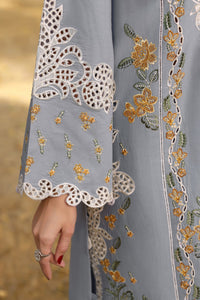 ANEELAS-3PC LAWN EMBROIDERED SHIRT WITH CHIFFON EMBROIDRED DUPATTA & EMB TROUSER-BIC-4790