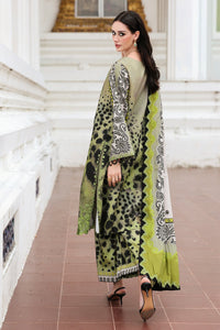 CHARIZMA-3PC KHADDAR PRINTED EMB SHIRT WITH KHADDAR PRINTED DUPATTA AND PRINT TROUSER-BIC-