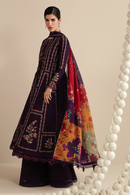 JAZMIN-3PC LAWN EMBROIDERED SHIRT WITH SILK PRINTED DUPATTA AND TROUSER-BIC-4897