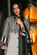 CHARIZMA-3PC KHADDAR PRINTED SHIRT WITH KHADDAR PRINTED DUPATTA AND PRINT TROUSER-BIC-