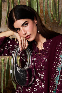 SAPPHIRE-3PC LAWN LASER WORK EMBROIDERED SHIRT WITH KHADDI NET EMBROIDERED DUPATTA AND TROUSER-BIC-4666