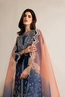 GARNET-3PC LAWN EMBROIDERED SHIRT WITH ORGANZA TYE&DYE EMB DUPATTA AND TROUSER-BIC-4894