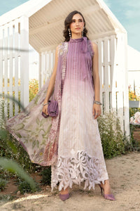 MARIA.B-3PC LAWN PRINTED SHIRT WITH CHIFFON PRINT DUPATTA AND TROUSER-BIC-2511
