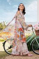 MARIA.B-3PC LAWN PRINTED SHIRT WITH CHIFFON PRINT DUPATTA AND PRINT TROUSER-BIC-2503