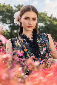 MARIA.B-3PC LAWN PRINTED SHIRT WITH CHIFFON PRINT DUPATTA AND PRINT TROUSER-BIC-2504