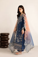 GARNET-3PC LAWN EMBROIDERED SHIRT WITH ORGANZA TYE&DYE EMB DUPATTA AND TROUSER-BIC-4894