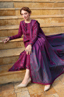 RANG RASIYA-3PC DHANAK EMBROIDERED SHIRT WITH WOOL PRINTED SHAWL AND TROUSER -BIC-5188