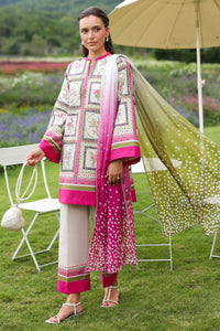 JAZMIN-3PC KHADDAR PRINTED SHIRT WITH KHADDAR PRINTED DUPATTA AND PRINTED TROUSER-BIC-2625