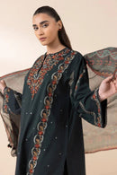 SAPPHIRE-3PC LAWN EMBROIDERED SHIRT WITH MONARK PRINT DUAPATTA AND TROUSER-BIC-3651