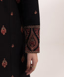 SAPPHIRE-3PC DHANAK EMBROIDERED SHIRT WITH COURTRAI PRINTED SHAWL AND TROUSER-BIC-4061