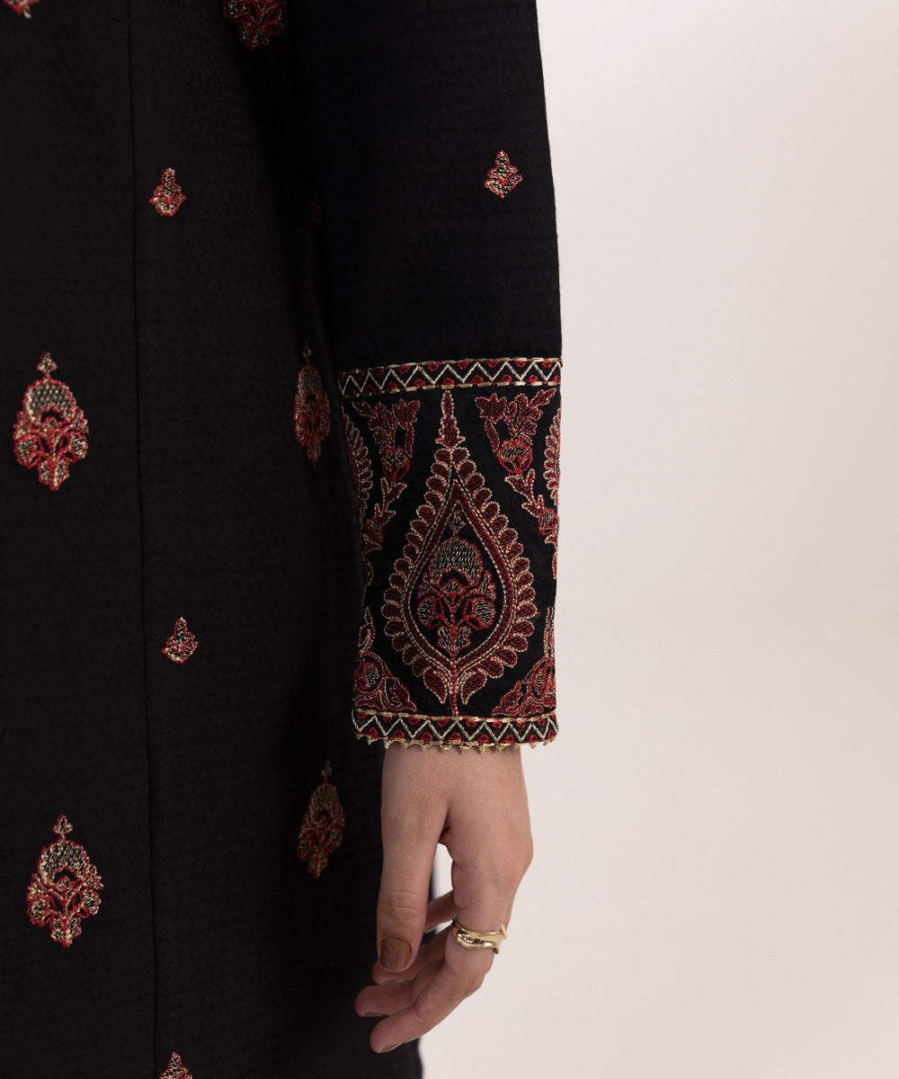 SAPPHIRE- 3PC LAWN  EMBROIDERED SHIRT WITH MONARK PRINT DUPATTA AND TROUSER-BIC-3589