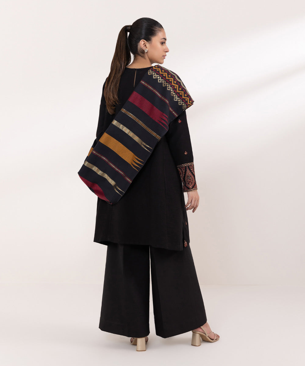 SAPPHIRE- 3PC LAWN  EMBROIDERED SHIRT WITH MONARK PRINT DUPATTA AND TROUSER-BIC-3589