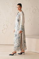 BAROQUE-3PC VISCOSE PRINTED SHIRT WITH VISCOSE PRINTED DUPATTA AND TROUSER-BIC