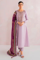 JAZMIN - 3PC LAWN EMBROIDERED SHIRT WITH MONARK PRINTED DUPATTA AND TROUSER-BIC-3735