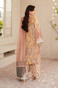 BAROQUE-3PC LAWN DIGITAL PRINTED EMB SHIRT WITH SILK PRINTED EMB DUPATTA AND PRINTED TROUSER-BIC-014